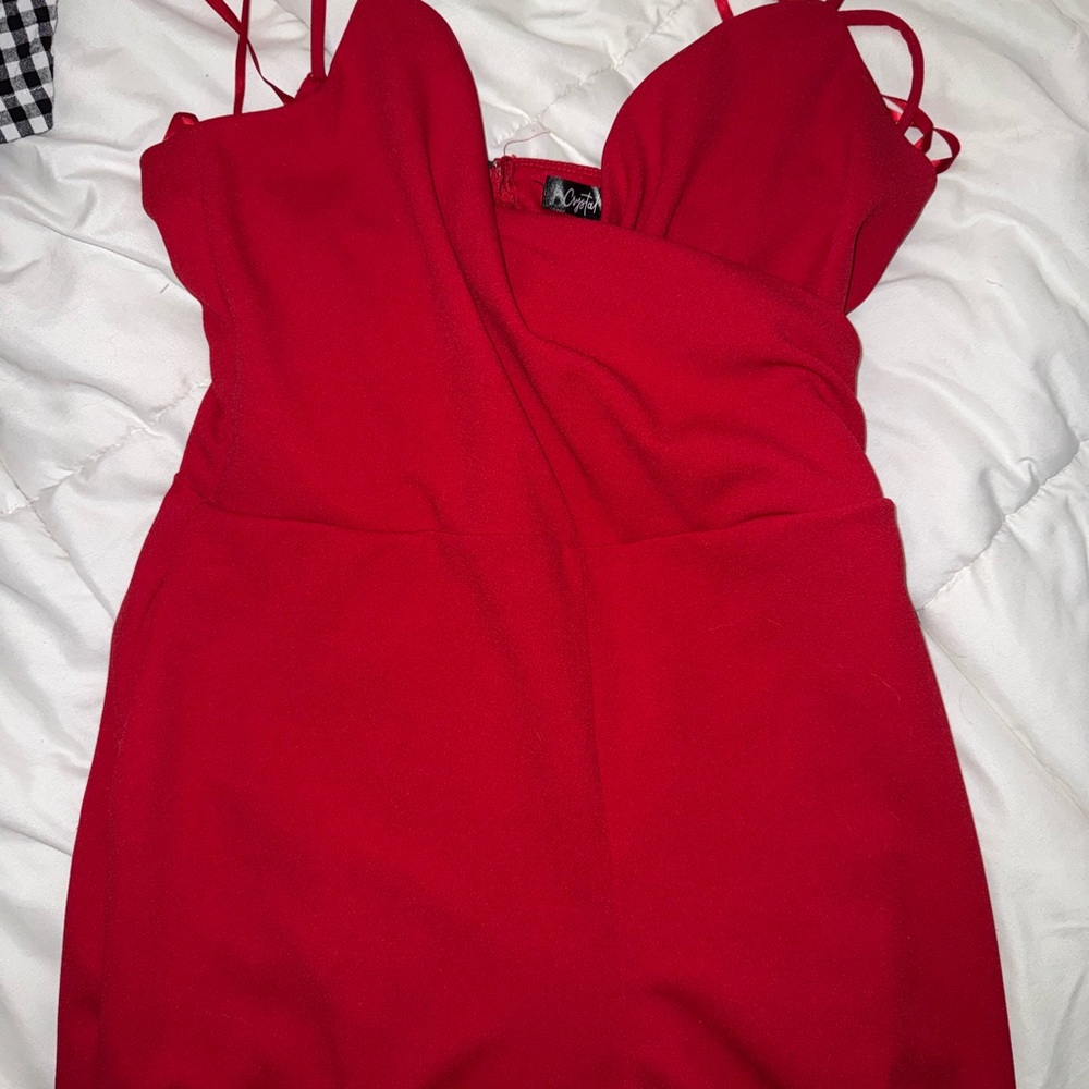 Chic Red Women's Jumpsuit